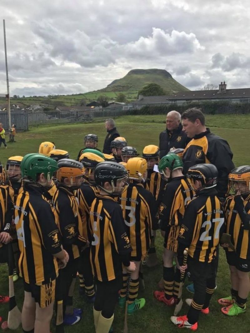 Ballycastle U10's at the half time game