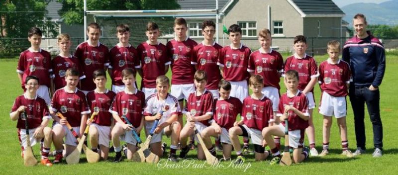 U14 hurlers with the new Club jersey 