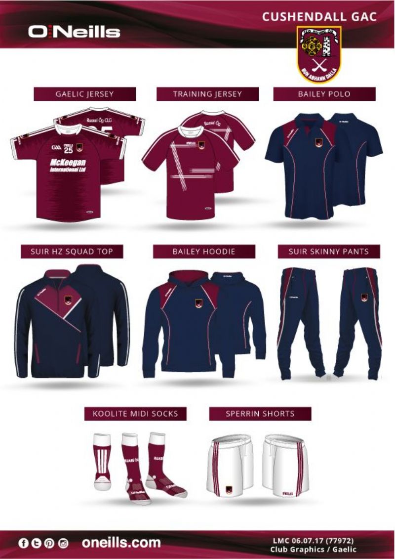 Some of the new Club range